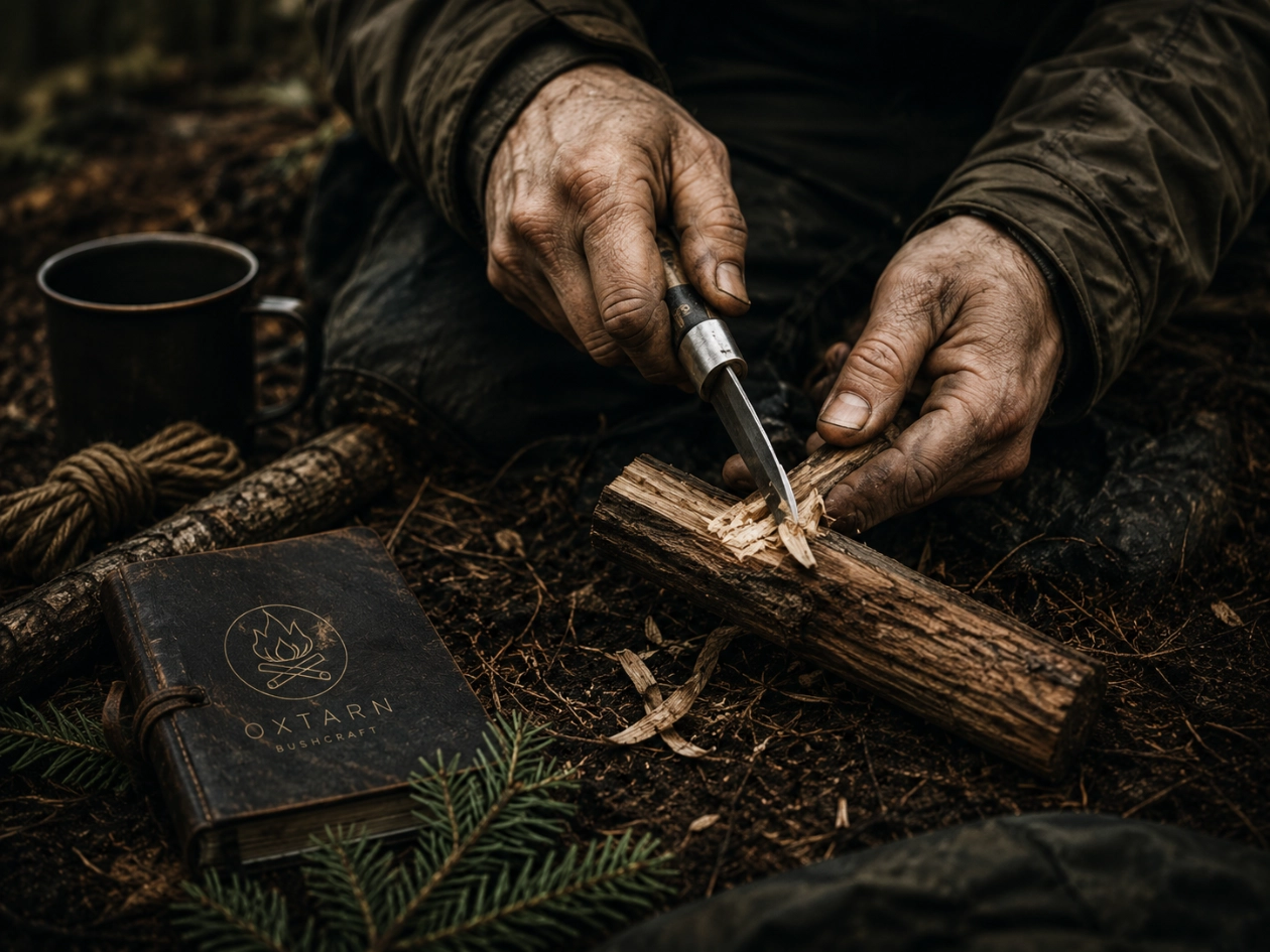 Bushcraftvaardigheden in de natuur